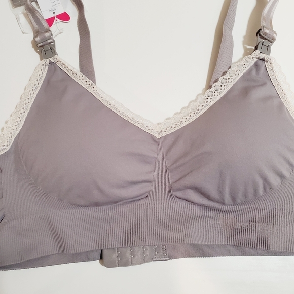 YATEMAO gray padded Bra new with tags size L - Picture 3 of 12